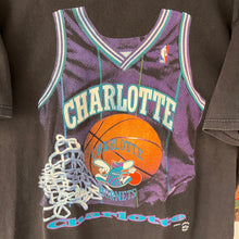 Lade das Bild in den Galerie-Viewer, Camiseta Charlotte Hornets Mid/Late 90’s Starter Vintage - L/XL
