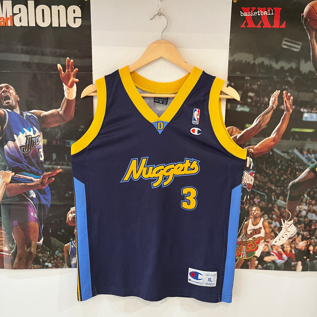Camiseta Denver Nuggets Road 2008 Allen Iverson #3 Champion - XL Youth