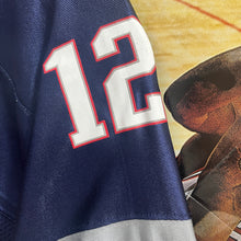 Cargar imagen en el visor de la galería, Camiseta New England Patriots 2005-07 Home Tom Brady #12 Reebok Vintage - XXL/3XL

