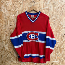 Cargar imagen en el visor de la galería, Camiseta Montreal Canadiens 1979/82 Road Guy Lafleur Sandow Sporting Knit Vintage - S/M
