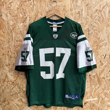 Carregar imagem no visualizador da galeria, Camiseta New York Jets 2009/10 Home Bart Scott #57 Reebok - L/XL
