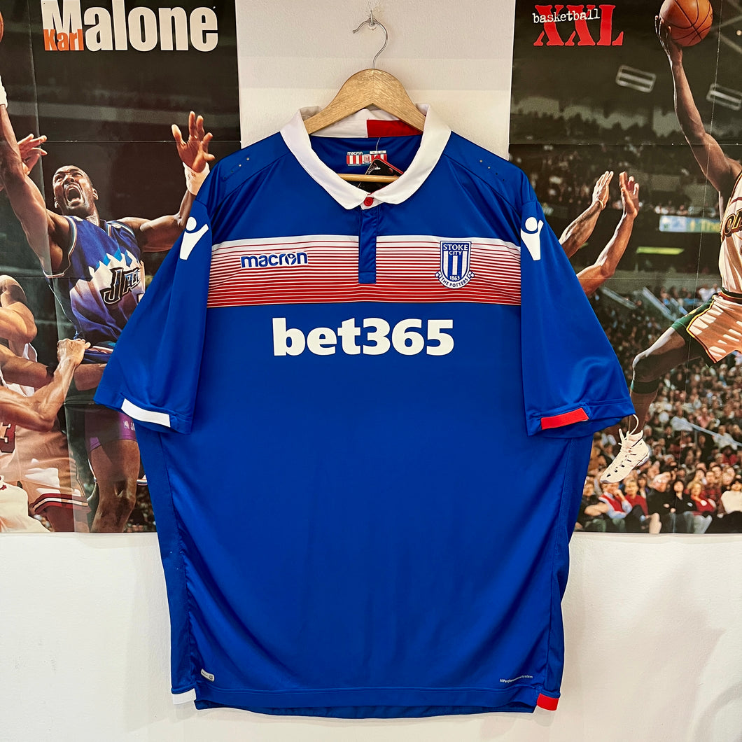 Camiseta Stoke City 2017-18 Away Macron - 6XL