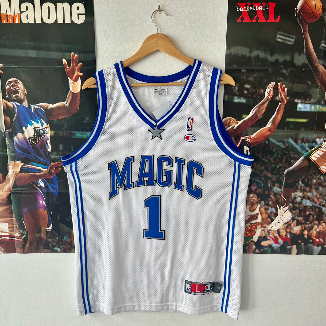 Camiseta Orlando Magic Road 2000-03  Tracy McGrady #1 Champion Vintage - L/XL