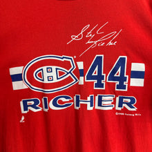 Cargar imagen en el visor de la galería, Camiseta Montreal Canadiens Stéphane Richer 1990 Nutmeg Mills Vintage - L/XL
