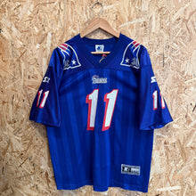Cargar imagen en el visor de la galería, Camiseta New England Patriots 1998 Home Drew Bledsoe #11 Starter Vintage - S/M
