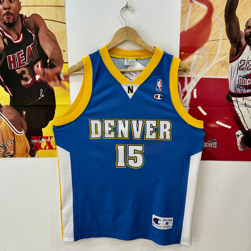 Camiseta Denver Nuggets Road 2003-04 Carmelo Anthony #15 Champion Vintage - M/L
