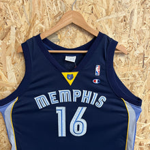 Cargar imagen en el visor de la galería, Camiseta Swingman Memphis Grizzlies Road 2004/08 Pau Gasol #16 Champion Vintage - L/XL
