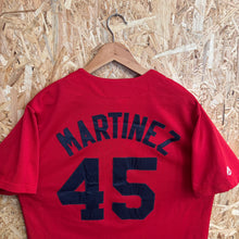 Lade das Bild in den Galerie-Viewer, Beisbolera Boston Red Sox Pedro Martínez #45 Early 00’s Majestic Vintage - L/XL
