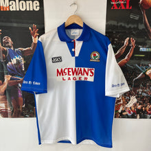 Cargar imagen en el visor de la galería, Camiseta Blackburn Rovers 1995-96 Asics Vintage - L/XL
