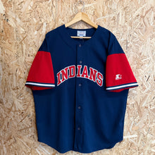 Cargar imagen en el visor de la galería, Beisbolera Cleveland Indians Starter Vintage Late 90s/Early 00s- XXL/3XL
