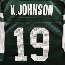 Carregar imagem no visualizador da galeria, Camiseta New York Jets 1996 Home Keyshawn Johnson #19 Champion Vintage - L/XL
