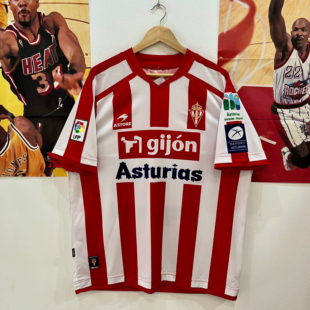 Camiseta Sporting de Gijón 2007-09 Home Astore - XL/XXL