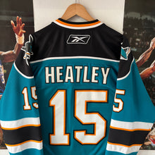 Charger l&#39;image dans la galerie, Camiseta San Jose Sharks 2009-11 Road Dany Heatley #15 Reebok - S/M
