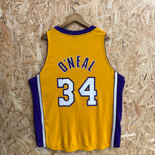 Cargar imagen en el visor de la galería, BNWT Camiseta Los Angeles Lakers Home Authentic 2000/01 Shaquille O’Neal #34 Nike Vintage - XL/XXL
