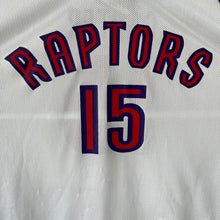 Cargar imagen en el visor de la galería, Camiseta Toronto Raptors 2000-01 Home Vince Carter #15 Champion Vintage - XXL
