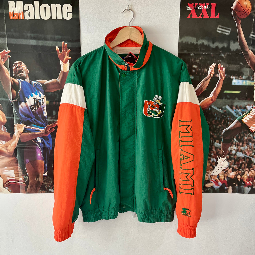 Chaqueta Ligera Miami Hurricanes Starter 90’s Vintage - S/M