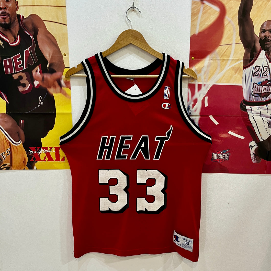 Camiseta Miami Heat Alternate 1995-96 Alonzo Mourning #33 Champion Vintage - M/L