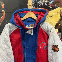 Carregar imagem no visualizador da galeria, Chaqueta Quebec Nordiques Starter 1993 Vintage Mid 90’s - L/XL
