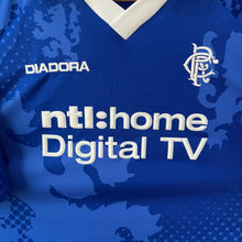Load image into Gallery viewer, Camiseta Rangers FC 2002-03 Home Diadora Vintage - L/XL
