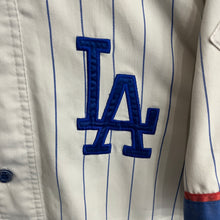 Charger l'image dans la galerie, Beisbolera Pinstripe Los Angeles Dodgers 1992 Starter Vintage - XL Youth
