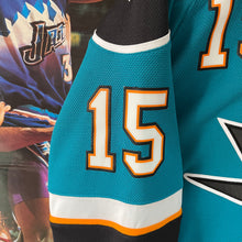 Charger l&#39;image dans la galerie, Camiseta San Jose Sharks 2009-11 Road Dany Heatley #15 Reebok - S/M
