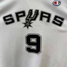 Cargar imagen en el visor de la galería, Camiseta San Antonio Spurs Home 2001-03 Tony Parker #9 Champion Vintage - XL Youth
