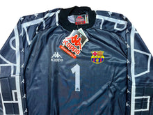 Lade das Bild in den Galerie-Viewer, ¡Nueva! Equipación FC Barcelona 1997-98 Vitor Baia #1 Kappa Vintage - S/M
