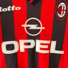 Cargar imagen en el visor de la galería, Camiseta AC Milan 1997-98 Home Lotto Vintage - L/XL
