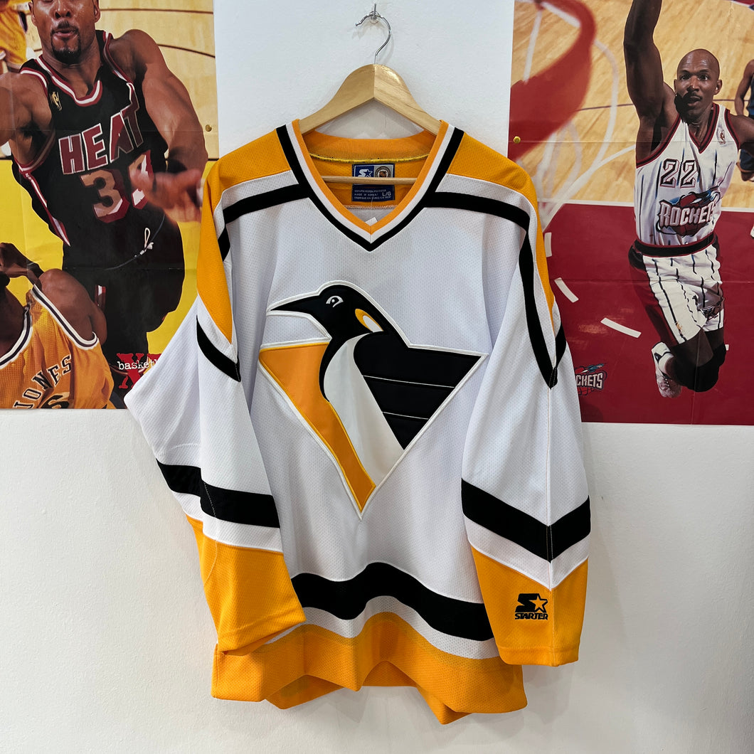 Camiseta Pittsburgh Penguins Home Starter Vintage Late 90’s - L/XL