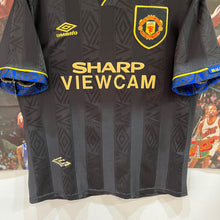 Cargar imagen en el visor de la galería, Camiseta Manchester United 1993-95 Away Umbro Vintage - S/M
