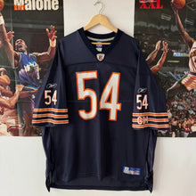Cargar imagen en el visor de la galería, Camiseta Chicago Bears 2002/04 Home Brian Urlacher #54 Reebok Vintage - XXL/3XL

