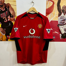 Cargar imagen en el visor de la galería, Camiseta Manchester United 2002-04 Home Nike Vintage - M/L
