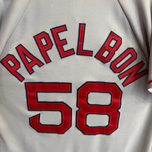 Cargar imagen en el visor de la galería, Beisbolera Boston Red Sox Jonathan Papelbon #58 2005-08 Majestic Vintage - M/L

