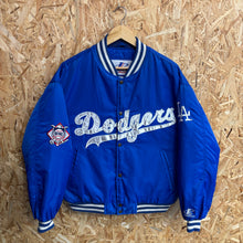 Carica l'immagine nel visualizzatore di Gallery, Chaqueta Bomber Satinada Los Angeles Dodgers Mid 90’s Logo Athletic Vintage - M/L
