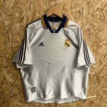 Cargar imagen en el visor de la galería, Camiseta Real Madrid CF 1998-00 Home Adidas Vintage - L/XL
