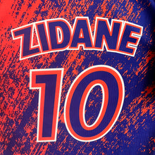 Cargar imagen en el visor de la galería, Camiseta Bootleg Francia 1998 Zidane #10 Vintage - L/XL
