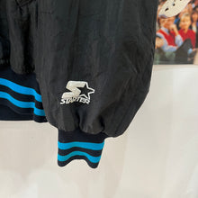 Load image into Gallery viewer, Chaqueta Bomber Carolina Panthers Mid 90’s Starter Vintage - S/M
