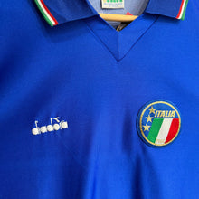 Carregar imagem no visualizador da galeria, Camiseta Italia 1988-90 Home Diadora Vintage - M/L
