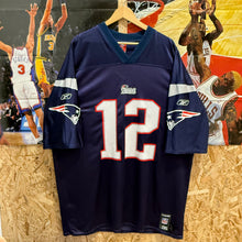 Cargar imagen en el visor de la galería, Camiseta New England Patriots 2005-06 Home Tom Brady #12 Reebok Vintage - XXL/3XL
