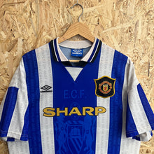Cargar imagen en el visor de la galería, Camiseta Manchester United 1995-96 Third Umbro Vintage - XL/XXL
