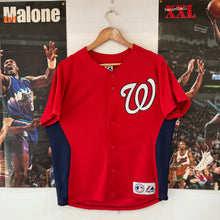 Cargar imagen en el visor de la galería, Beisbolera Washington Nationals Bryce Harper #34 Third Majestic Vintage 2011- XL YOUTH
