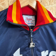 Cargar imagen en el visor de la galería, Chaqueta Bomber Satinada Houston Astros Late 80s/Early 90s Starter Vintage - M/L

