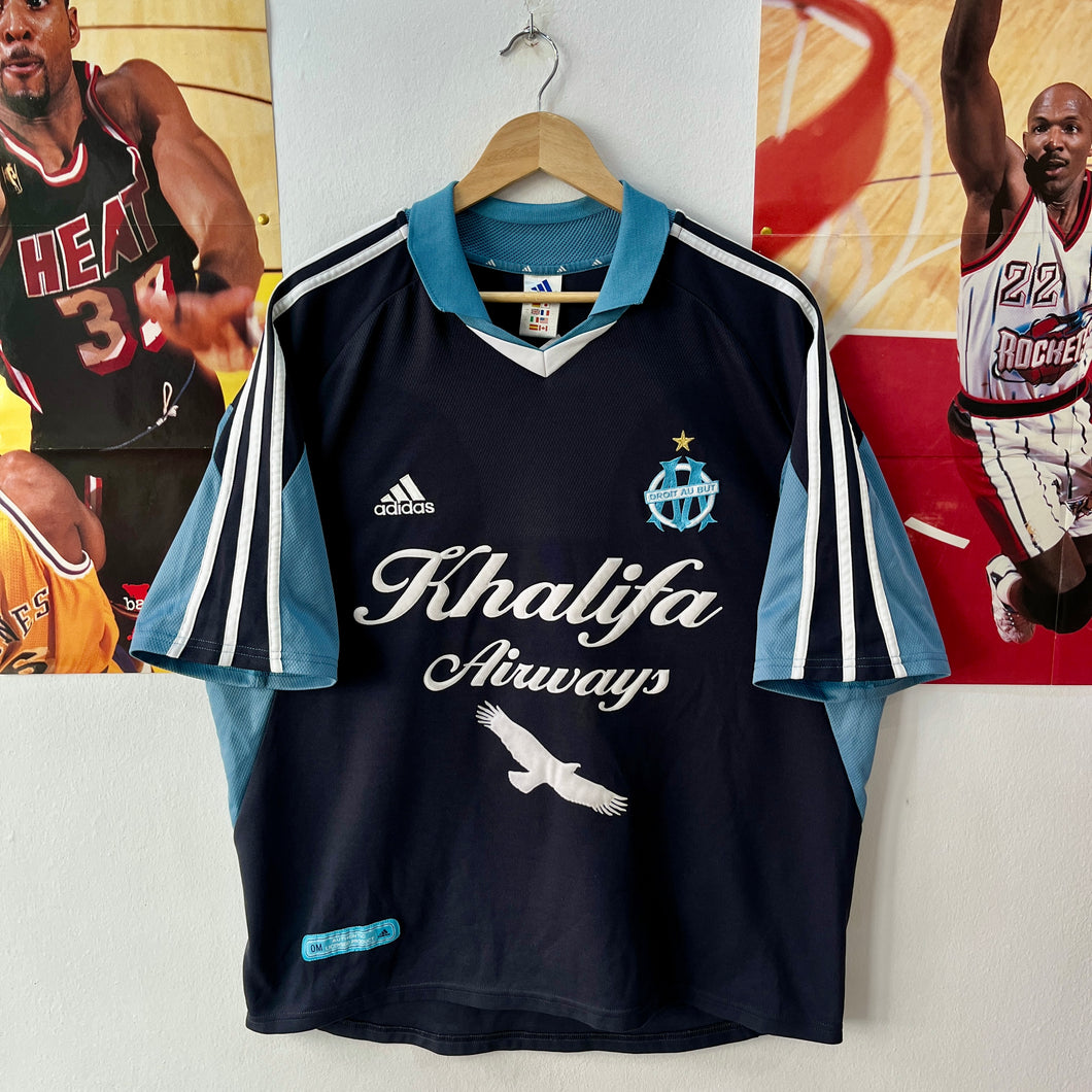 Camiseta Olympique Marseille 2000-01 Away Adidas Vintage - XL/XXL
