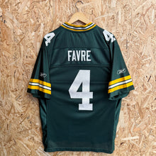 Lade das Bild in den Galerie-Viewer, Camiseta Green Bay Packers 2004/05 Home Brett Favre #4 Reebok Vintage - M/L
