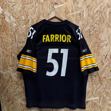 Lade das Bild in den Galerie-Viewer, Camiseta Pittsburgh Steelers 2009/10 Home James Farrior #51 Reebok - XL/XXL
