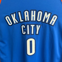 Carregar imagem no visualizador da galeria, Camiseta Oklahoma City Thunder Road 2013/14 Russell Westbrook #0 Adidas Authentic - M/L
