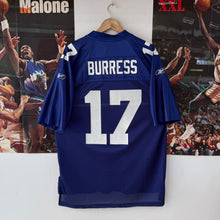 Cargar imagen en el visor de la galería, BNWOT Camiseta New York Giants 2008 Home Plaxico Burress #17 Reebok - L/XL
