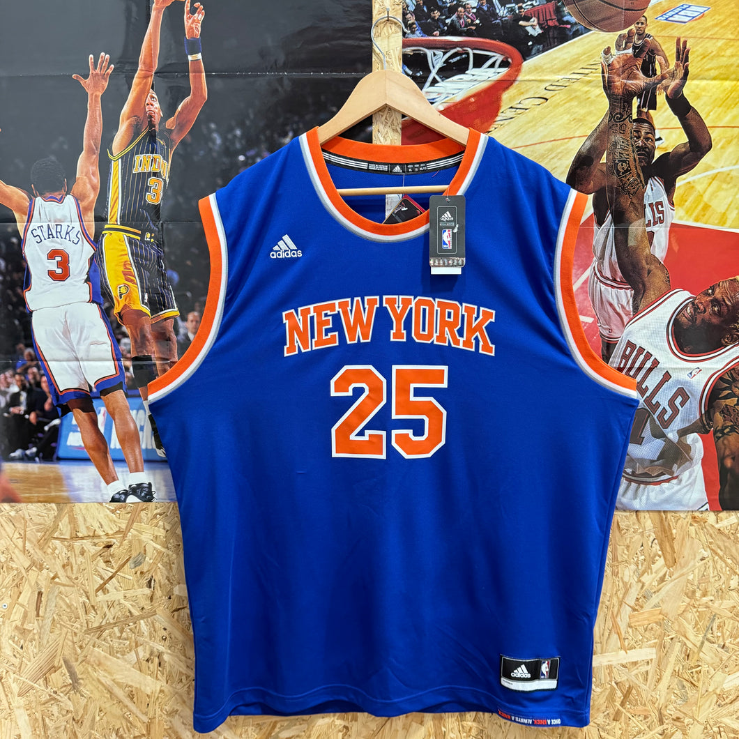 BNWT Camiseta New York Knicks Road 2016 Derrick Rose #25 Adidas - XL/XXL