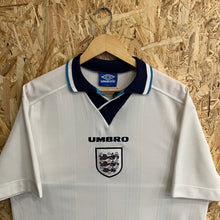Cargar imagen en el visor de la galería, Camiseta Inglaterra 1996 Umbro Vintage - L/XL
