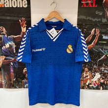 Cargar imagen en el visor de la galería, Camiseta Real Madrid 1988-90 Away Hummel Vintage - M/L
